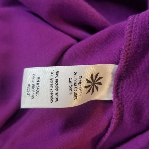 Athleta Pink Pullover Hooded Top Sweatshirt XXS - Picture 5 of 5